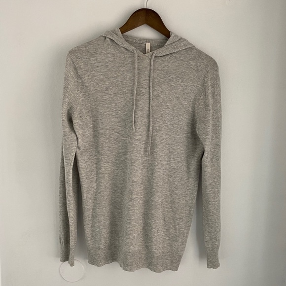 Aritzia Babaton Gray Long Sleeve Hoodie Small - Picture 2 of 7